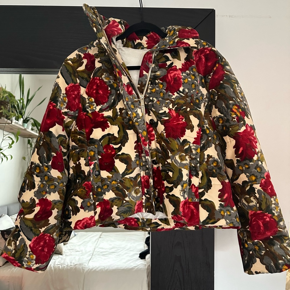 Sezane Java Puffer Jacket size 2 Never Worn